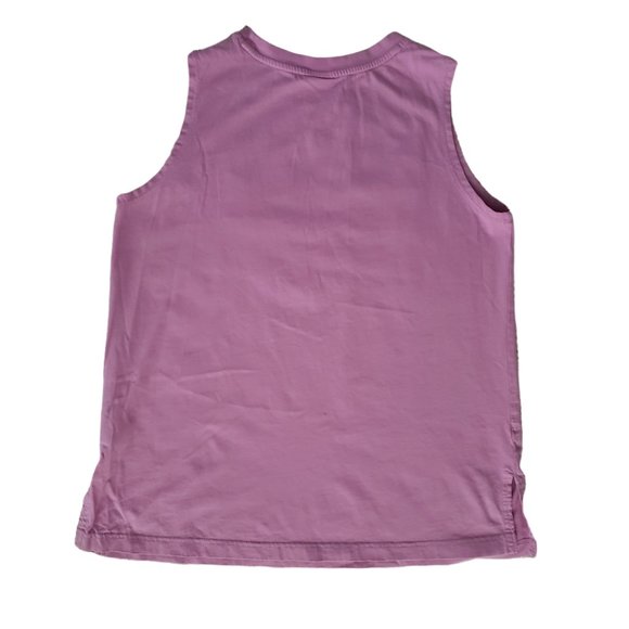 Pair of Sleeveless Nike Cotton Tees with Silver Letters Medium - Picture 3 of 10